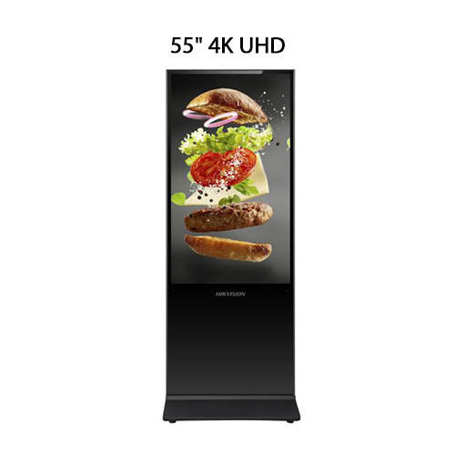 FL-B_ 1 Hikvision DS-D6055UL-B/S Information Display Panel – 55" 4K UHD Commercial Android Digital Signage - Imagen 1