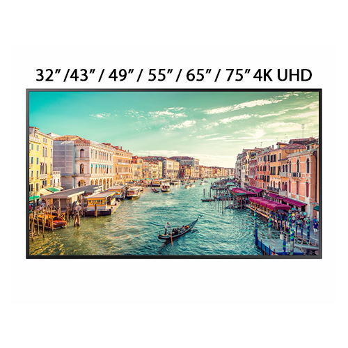 Samsung QMR Series-1 Samsung QMR Series 4K UHD Commercial Digital Signage Display – 24/7 Operation, Dynamic Crystal Color, Slim Design - Image 1